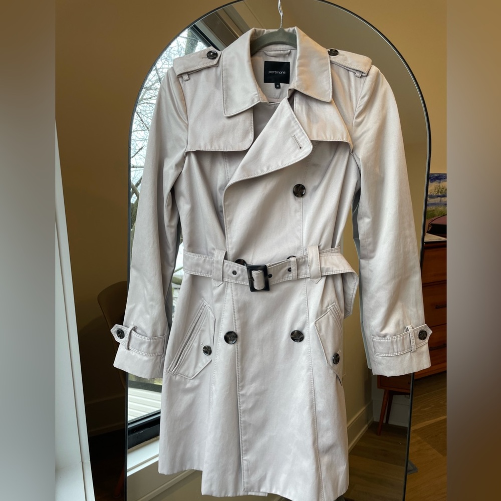 Portman size 8 trench coat